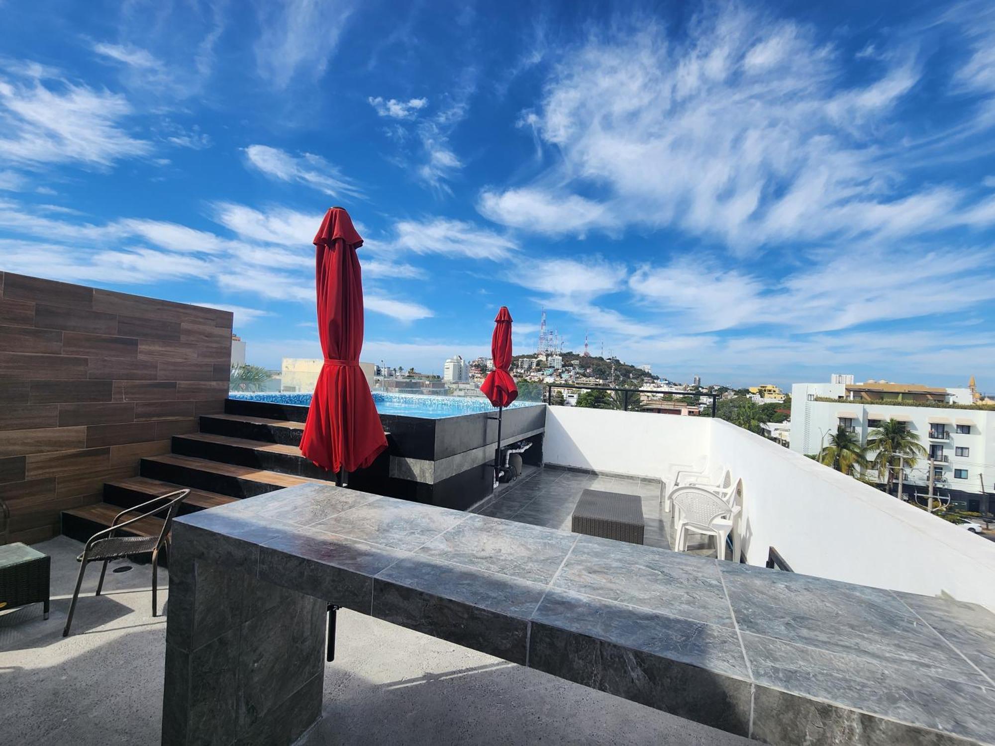 Dpto Playa Centro Malecon Plza Machado¡Promocion! Apartamento Mazatlán Exterior foto